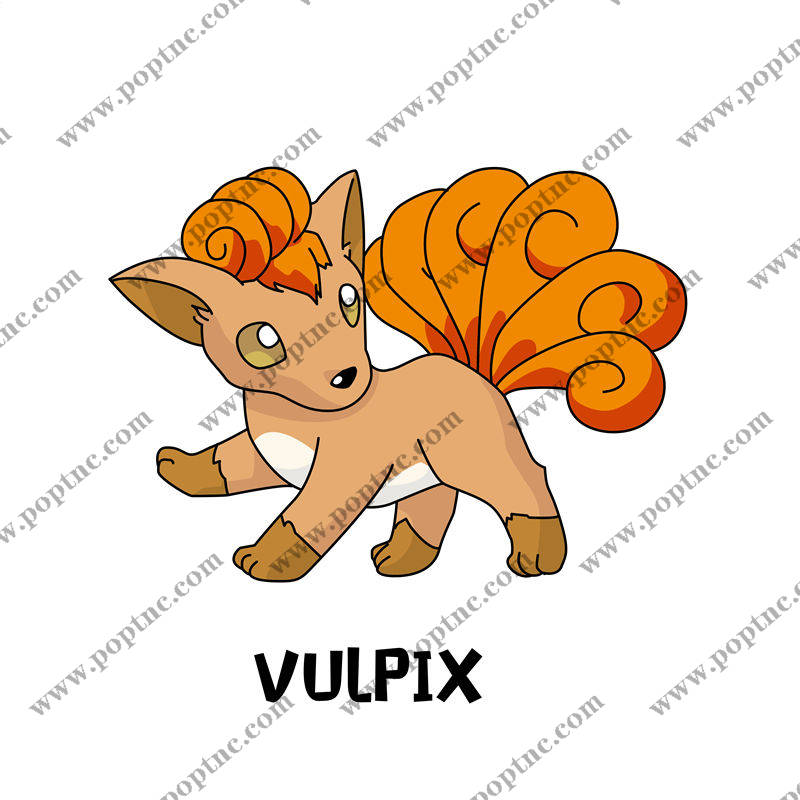 创意卡通狐狸裁片印花服装,时尚个性服装印花设计