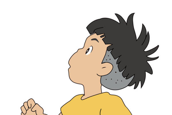 创意个性卡通人物裁片印花服装印花设计