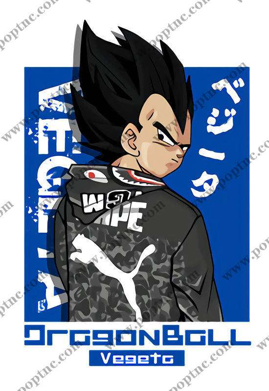 龙珠贝吉塔裁片印花服装印花设计