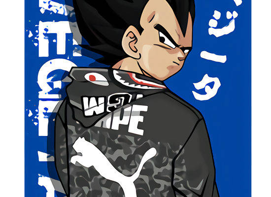 龙珠贝吉塔裁片印花服装印花设计