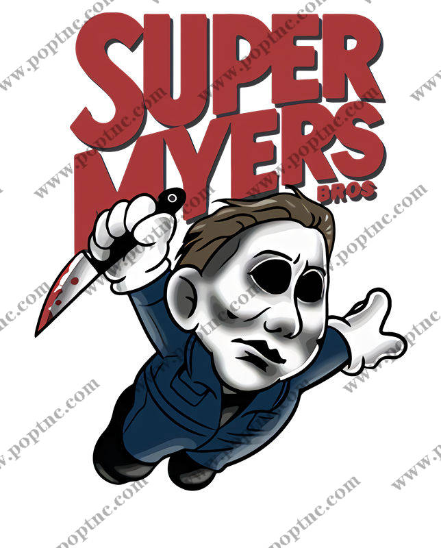 创意裁片印花服装:Super Myers Bros趣味卡通设计