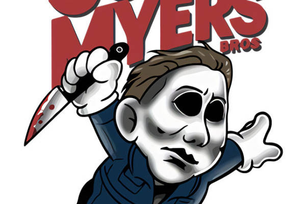 创意裁片印花服装:Super Myers Bros趣味卡通设计