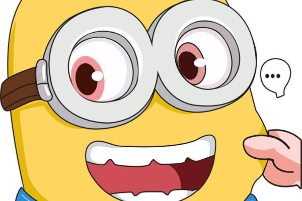 创意卡通小黄人裁片印花服装,趣味十足服装印花设计