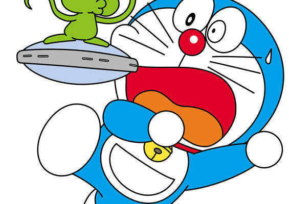 可爱卡通裁片印花服装:哆啦A梦与小青蛙的奇妙组合