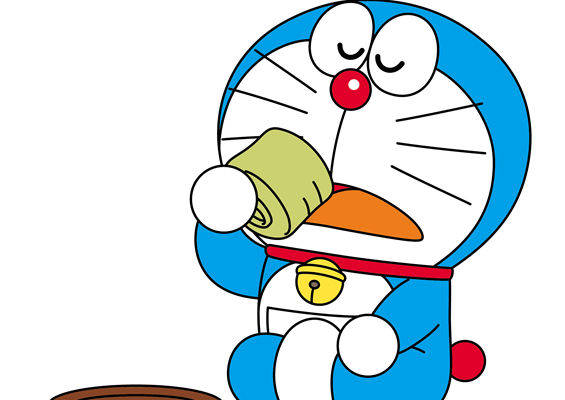 可爱卡通机器猫裁片印花服装设计