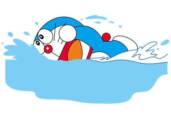 创意卡通裁片印花服装,夏日清凉游泳主题服装印花设计