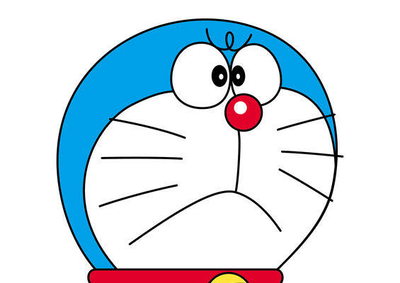 经典卡通裁片印花服装，哆啦A梦风格服装印花设计