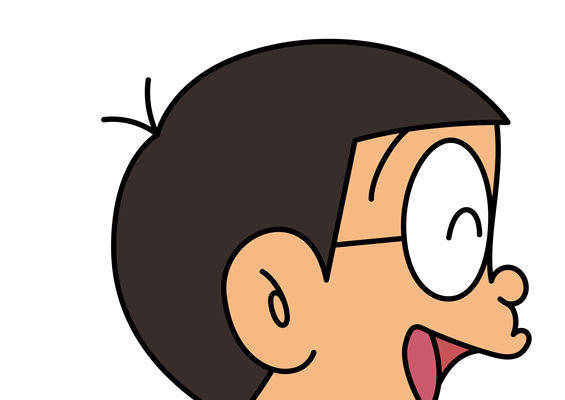 创意卡通风格男孩头像裁片印花服装印花设计