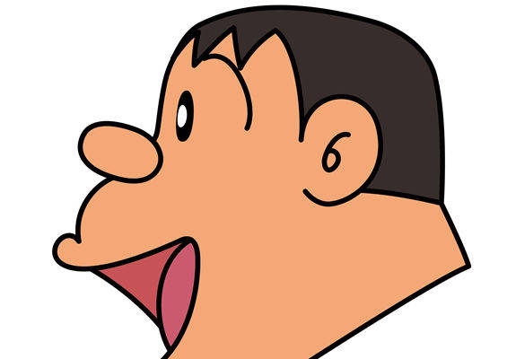 卡通风格服装印花设计：趣味猪脸裁片印花图案