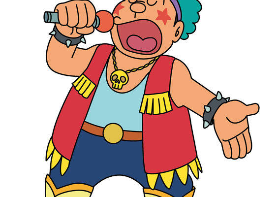 卡通海盗裁片印花服装印花设计