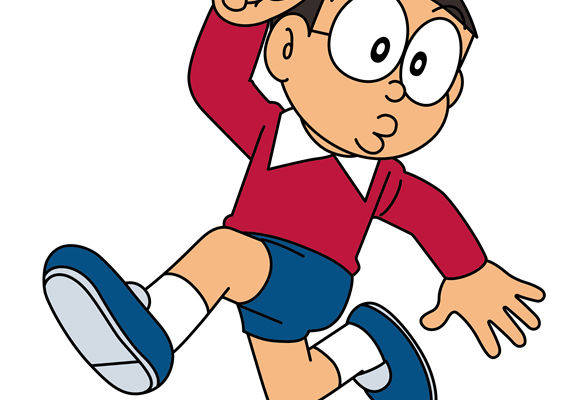 活力四射的卡通男孩裁片印花服装印花设计