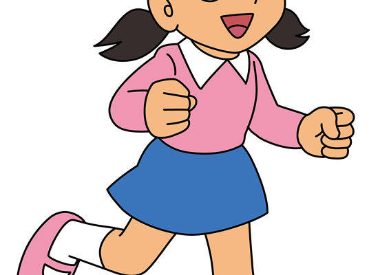 活力少女卡通裁片印花服装，展现青春活力的时尚选择