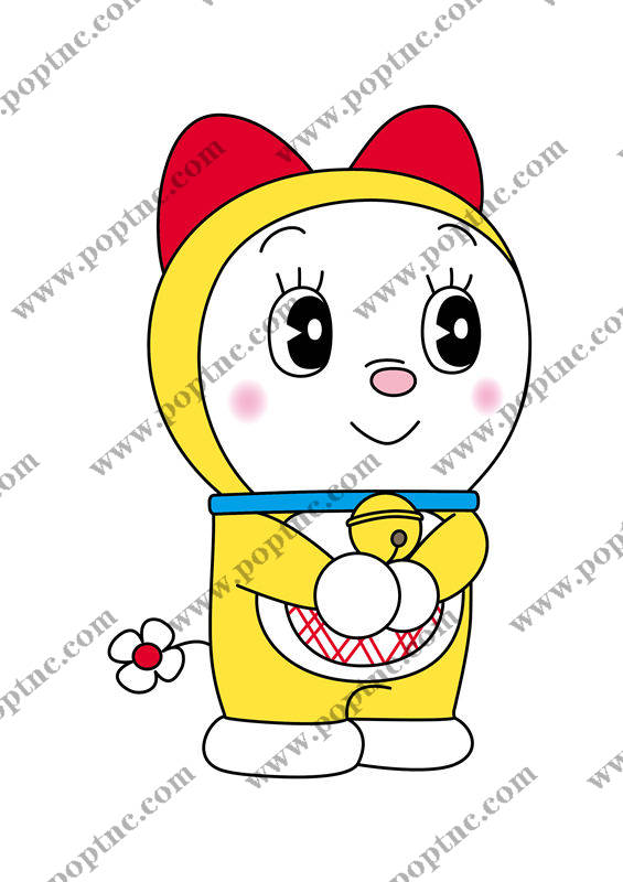 可爱卡通猫裁片印花服装印花设计