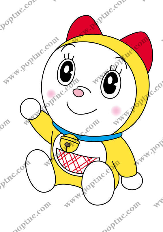 可爱卡通猫裁片印花服装印花设计