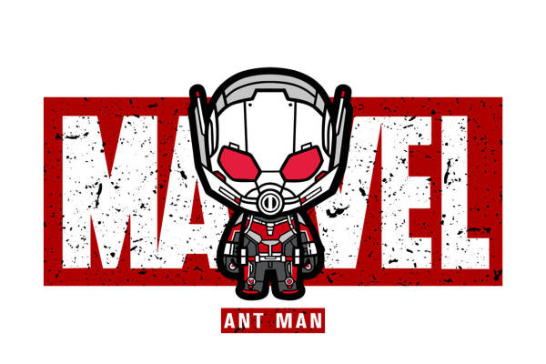 漫威蚁人主题裁片印花服装印花设计