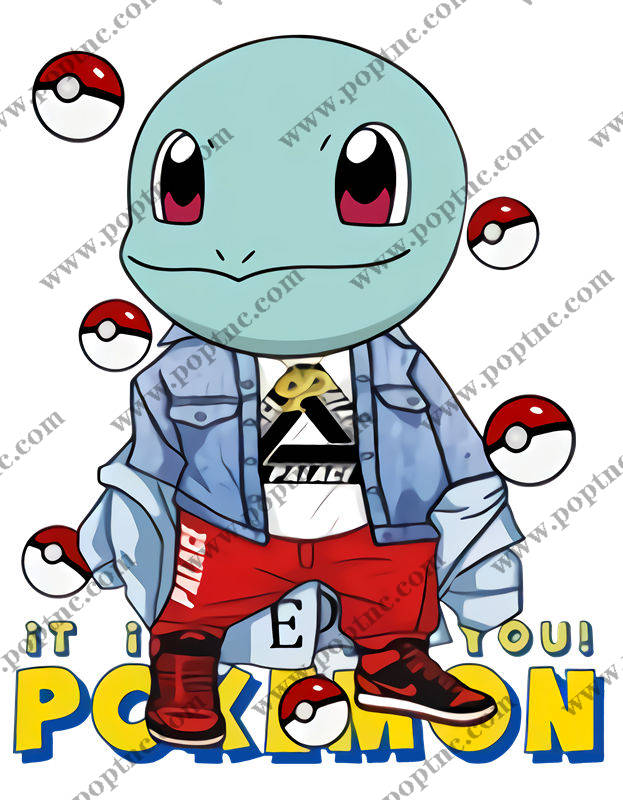 时尚潮流裁片印花服装印花设计灵感:宝可梦元素