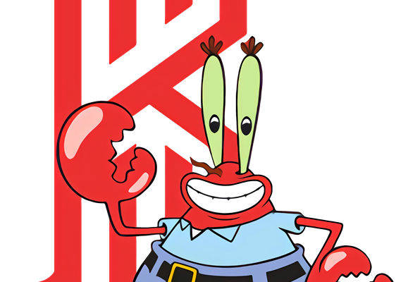 创意卡通裁片印花服装印花设计,趣味龙虾图案