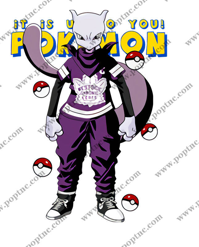 时尚潮流紫色裁片印花服装印花设计