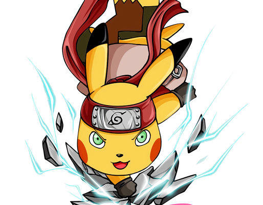 火影忍者疾风传主题裁片印花服装印花设计