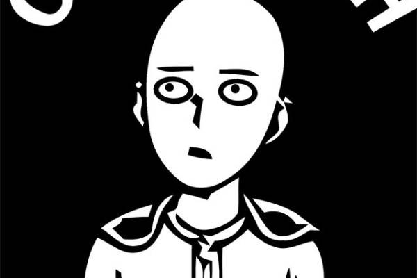 独特动漫风格裁片印花服装:One Punch秃头男英雄主题