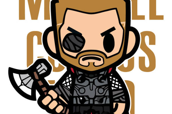 漫威复仇者联盟裁片印花服装印花设计