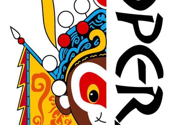 创意戏曲脸谱裁片印花服装 融合传统与现代的时尚设计