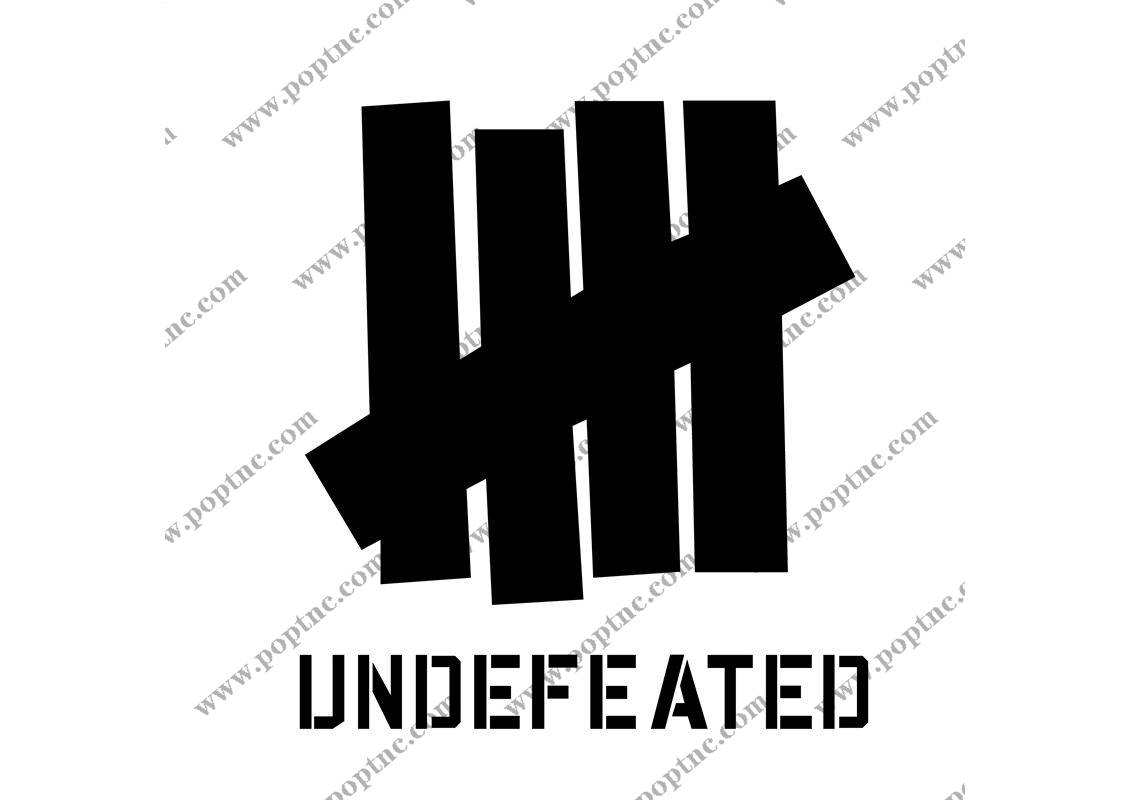 时尚街头风格服装印花:Undefeated裁片印花设计