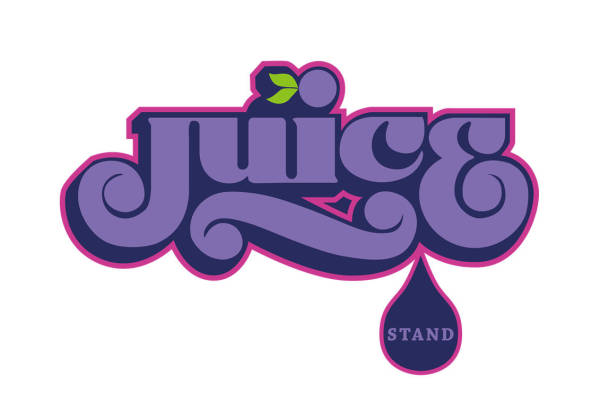 时尚创意果汁店裁片印花服装印花设计