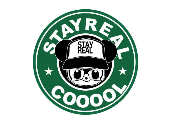 时尚街头风格熊猫裁片印花服装印花设计