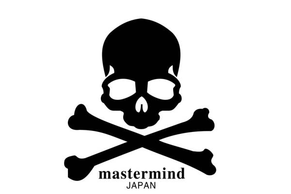 骷髅头与交叉骨头裁片印花服装印花设计