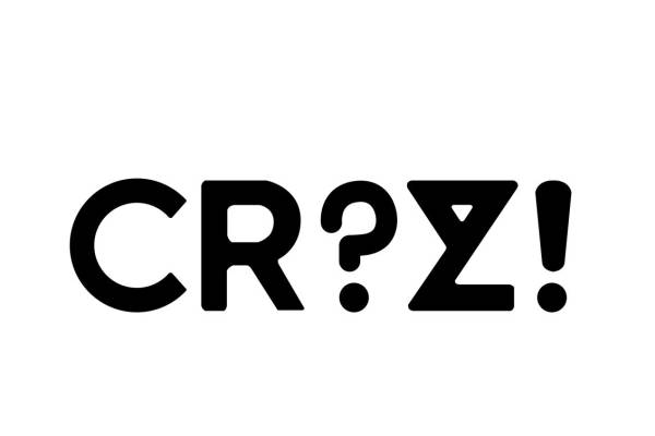 创意裁片印花服装：CR?Σ! 独特字母设计