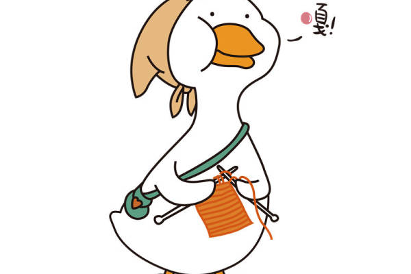 可爱卡通鸭子裁片印花服装印花设计