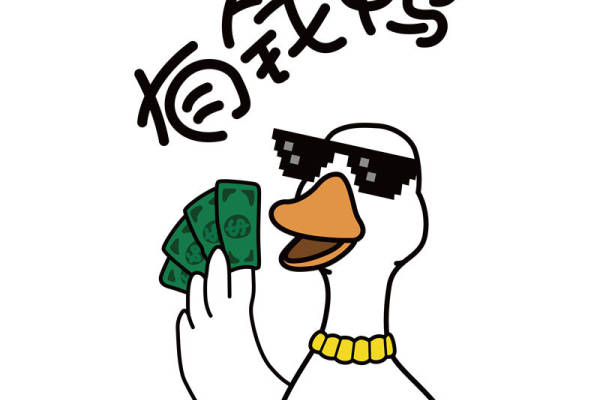 时尚有钱鸭裁片印花服装,展现个性与财富