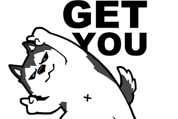 可爱卡通猫裁片印花服装，时尚潮流个性服装印花设计