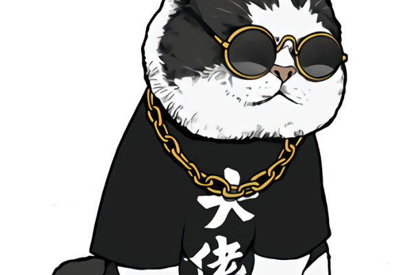 时尚大佬风格猫咪裁片印花服装印花设计