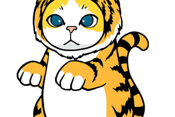 可爱卡通老虎裁片印花服装,时尚潮流的儿童服装印花设计