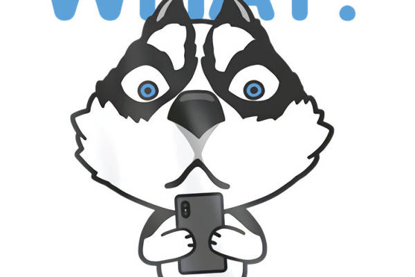 创意哈士奇裁片印花服装，趣味卡通风格服装印花设计