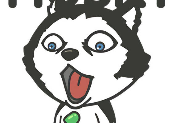 可爱哈士奇卡通裁片印花服装，趣味个性服装印花设计