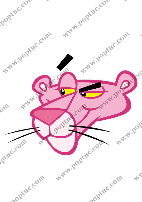 时尚潮流个性粉色老鼠裁片印花服装