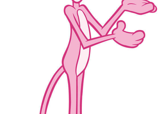 时尚粉色卡通鼠裁片印花服装印花设计