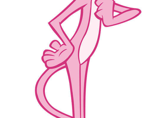 时尚粉色卡通老鼠裁片印花服装印花设计