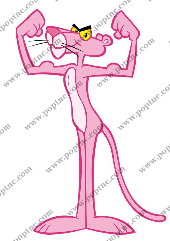 时尚粉色卡通老鼠裁片印花服装印花设计