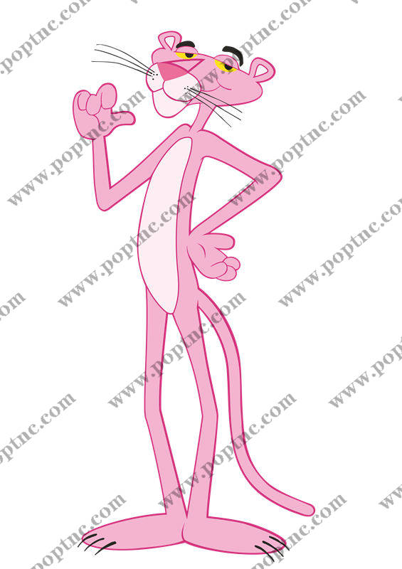 时尚粉色卡通老鼠裁片印花服装印花设计