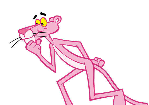 活力四射的粉色老鼠裁片印花服装