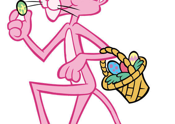 趣味粉色老鼠裁片印花服装印花设计