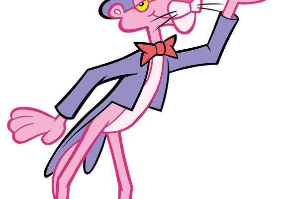 时尚趣味粉色老鼠裁片印花服装印花设计