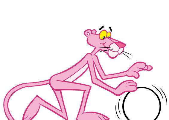 时尚运动风格粉色老鼠裁片印花服装