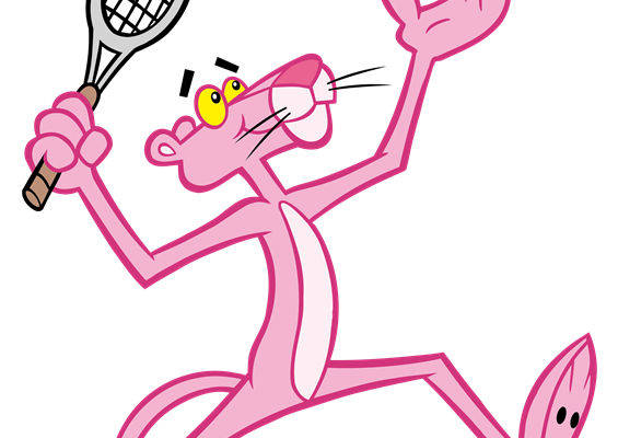 活力四射的粉色卡通老鼠裁片印花服装