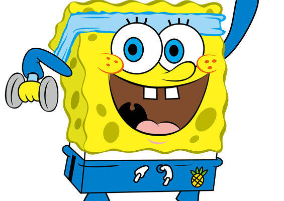 创意卡通裁片印花服装,活力四射的健身主题服装印花