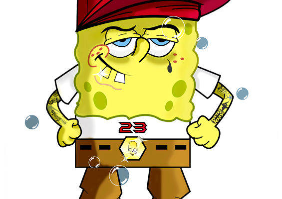 经典卡通角色裁片印花服装印花设计